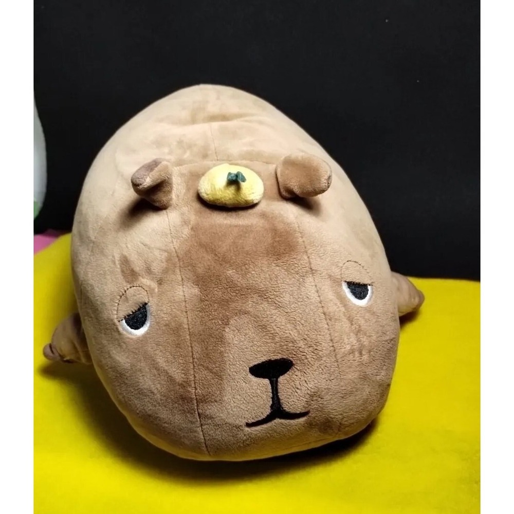 Liv Heart Marshmallow Capybara Pumpkin Hat Plush Soft Fluffy 10 In (No Tag)